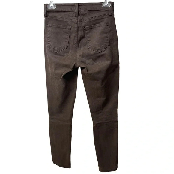 L’Agence Marguerite Coated Jean. Color Espresso. Size 25. - Picture 2 of 6